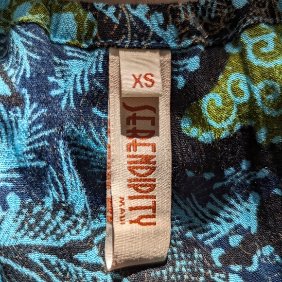 SERENDIPITY Maui Santa Fe Exotic Top XS - Picture 5 of 8